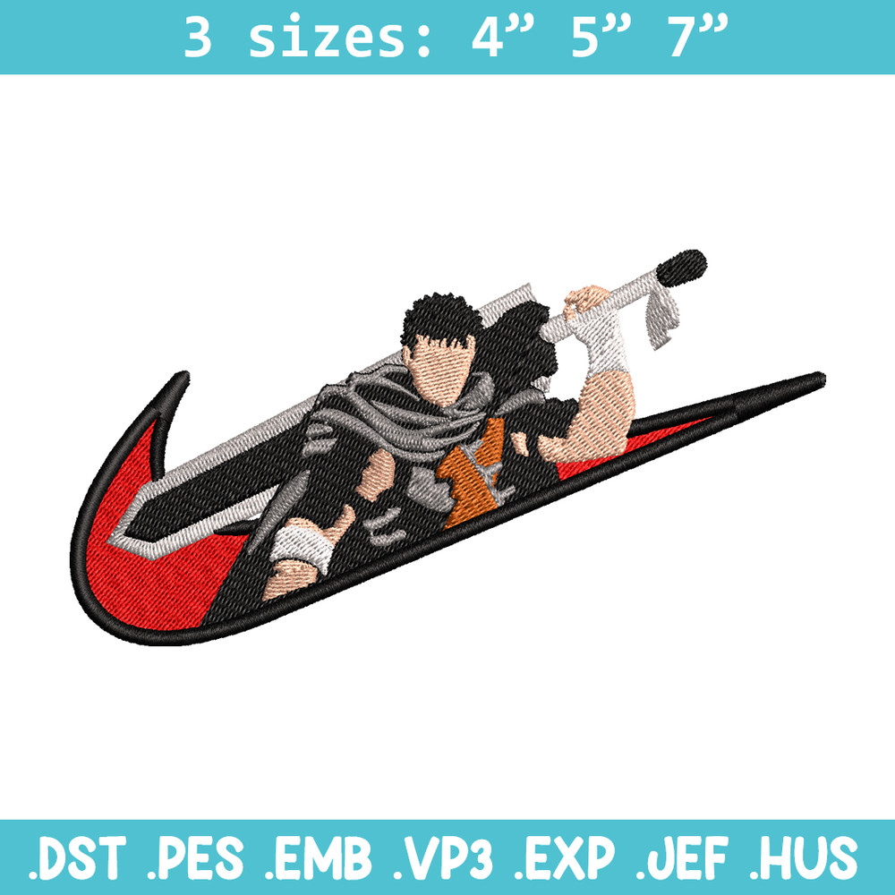 Guts Nike embroidery design, Nike Berserk embroidery, Nike design, anime design, anime shirt, Digital download.jpg
