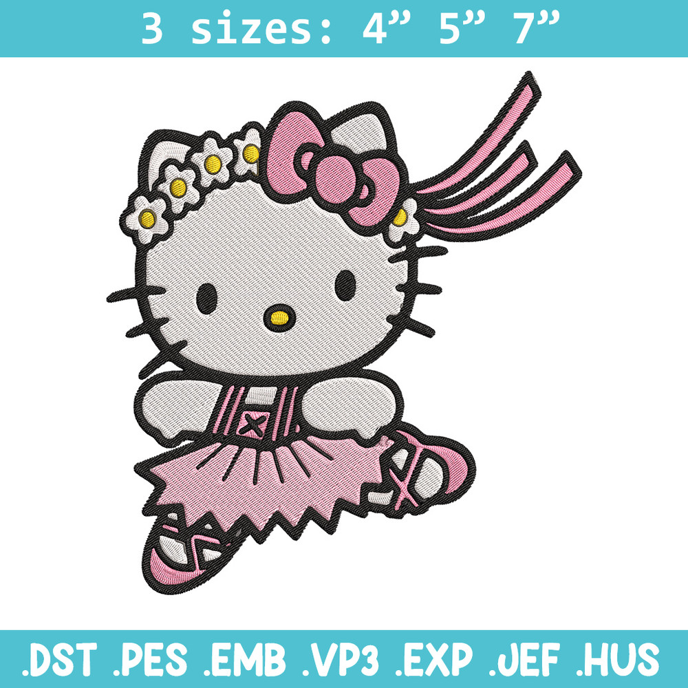 Hello kitty bale Embroidery Design, Hello kitty Embroidery, Embroidery File, Anime Embroidery, Digital download..jpg