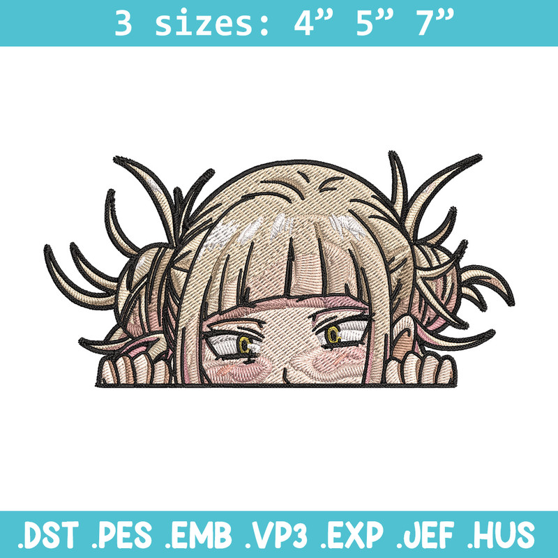 Himiko Peeker Embroidery Design, Mha Embroidery, Embroidery File, Anime Embroidery,Anime shirt, Digital download..jpg