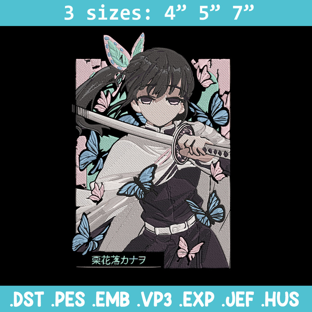 Kanao poster Embroidery Design, Demon slayer Embroidery, Embroidery File, Anime Embroidery, Digital download..jpg