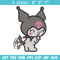 Kuromi sticker Embroidery Design, Hello kitty Embroidery, Embroidery File, Anime Embroidery,Anime shirt,Digital download.jpg