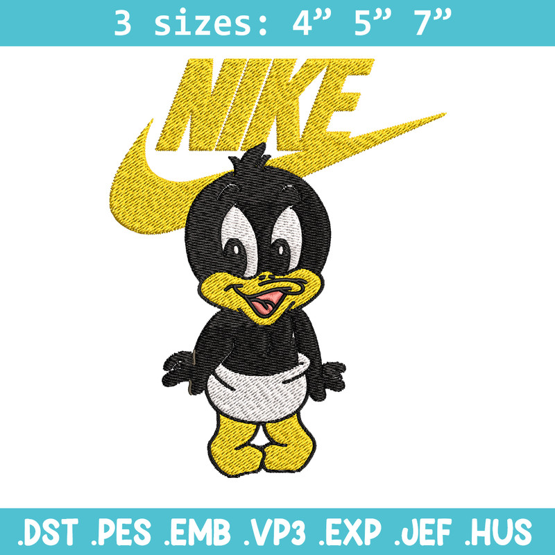 Looney Tunes Nike Embroidery design, Looney Tunes Embroidery, Nike design, Embroidery file, logo shirt, Instant download.jpg