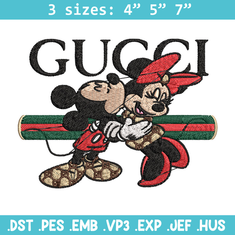Mickey minnie Embroidery Design, Gucci Embroidery, Embroidery File, Logo shirt, Sport Embroidery, Digital download..jpg