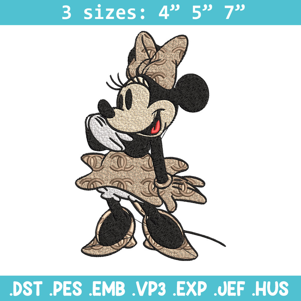 Minnie fun gucci Embroidery Design, Gucci Embroidery, Brand Embroidery, Logo shirt, Embroidery File, Digital download.jpg