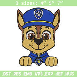chase embroidery design, paw patrol embroidery, embroidery file, anime embroidery, anime shirt, digital download
