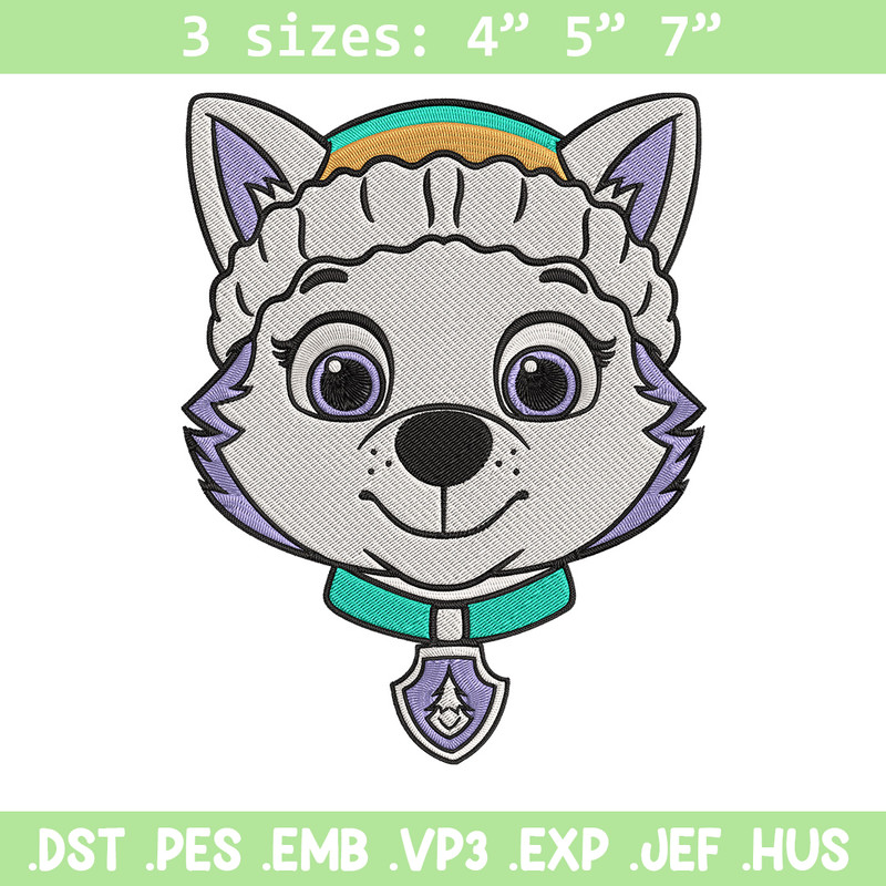 Everest Dog Embroidery Design, Paw Patrol Embroidery, Embroidery File,Anime Embroidery, Anime shirt,Digital download.jpg
