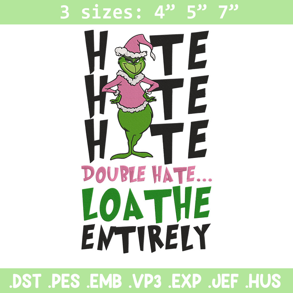 Grinchmas Embroidery Design, Grinch Embroidery, Embroidery File, Chrismas Embroidery, Anime shirt,Digital download..jpg