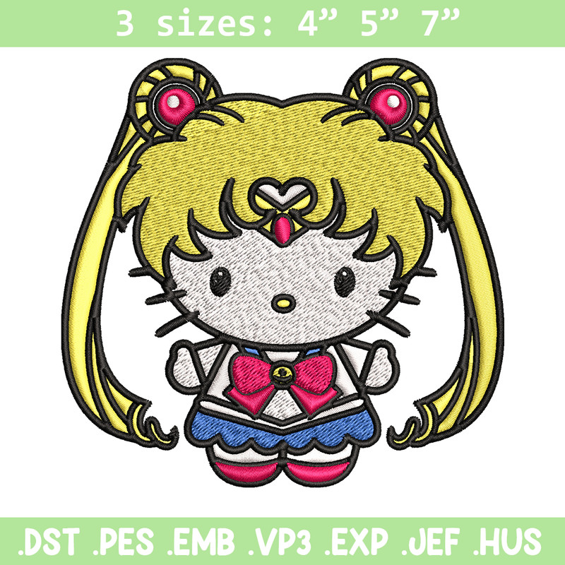 Hallokitty Sailor Moon Embroidery design, Hallokitty Embroidery, cartoon design, Embroidery File, Digital download..jpg