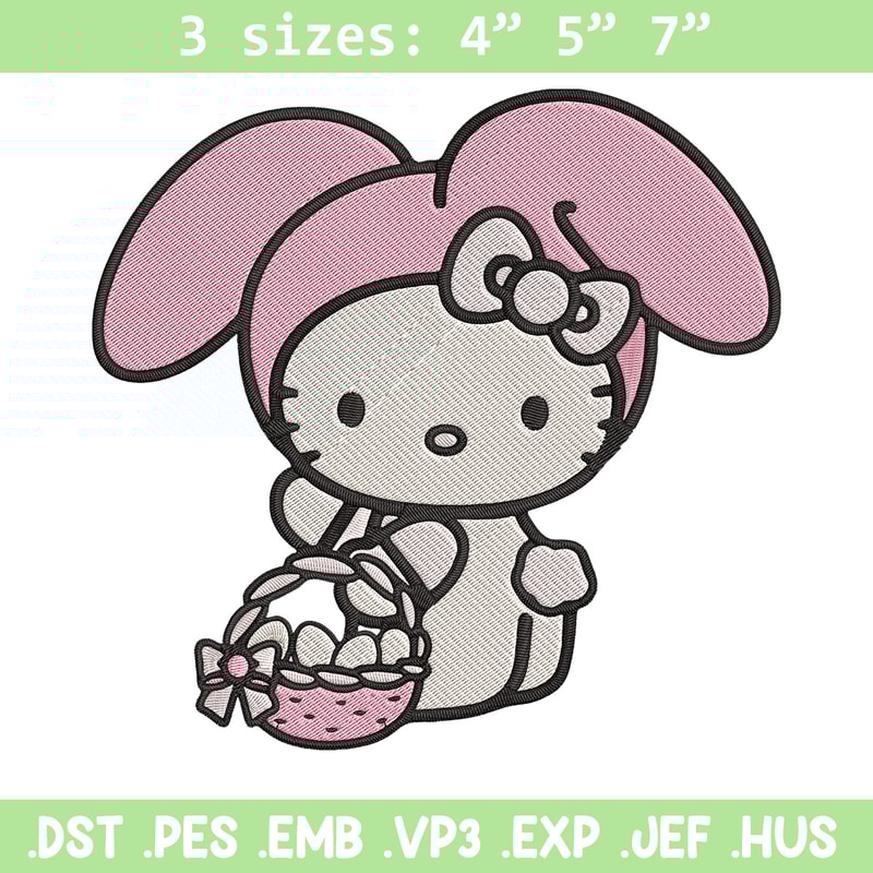 Hello Kitty Easter Embroidery Design, Hello kitty Embroidery, Embroidery File, Anime Embroidery, Digital download.jpg