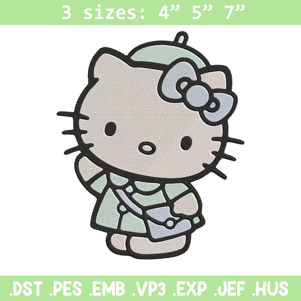 Hello Kitty girl Embroidery Design, Hello kitty Embroidery, Embroidery File, Anime Embroidery, Digital download.jpg