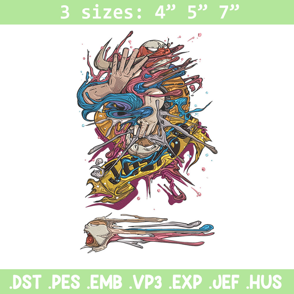 Just do it Embroidery Design, Just do it Embroidery, Embroidery File, Anime Embroidery, Anime shirt, Digital download.jpg