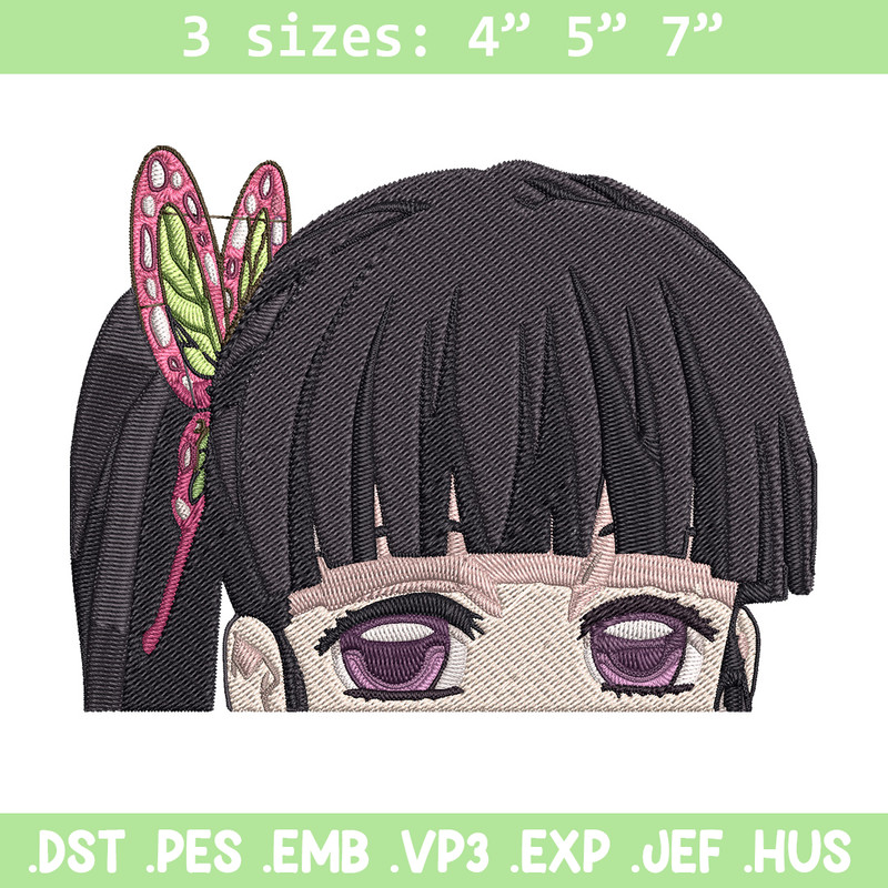 Kanao Peeker Embroidery Design, Demon slayer Embroidery, Embroidery File, Anime Embroidery, Digital download.jpg