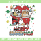 Merry blueymas Embroidery Design, Bluey Embroidery, Embroidery File, Chrismas Embroidery, Anime shirt, Digital download..jpg