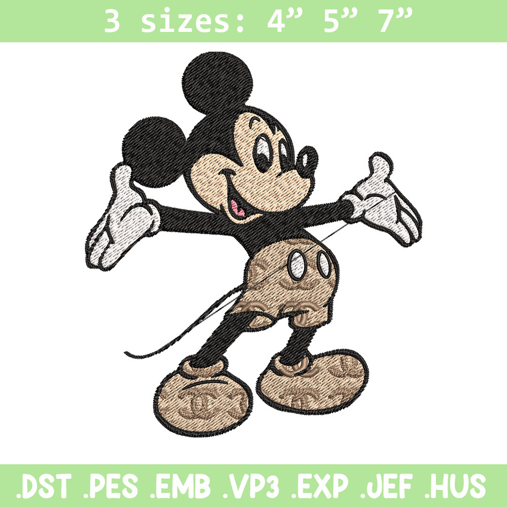 Mickey happy Embroidery Design, Gucci Embroidery, Brand Embroidery, Embroidery File, Logo shirt, Digital download.jpg