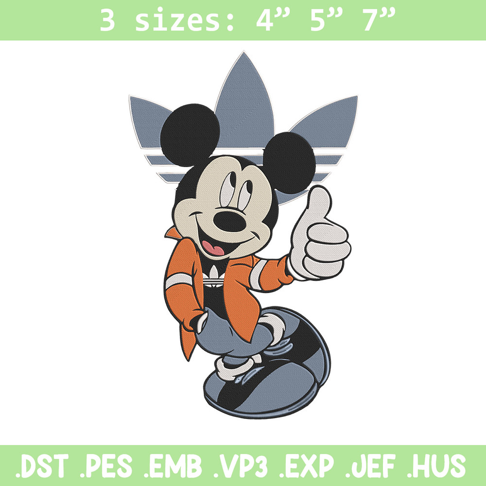Mickey x adidas Embroidery Design, Mickey Embroidery, Embroidery File, Adidas Embroidery, Anime shirt, Digital download.jpg