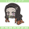 Nezuko sticker Embroidery Design, Demon slayer Embroidery, Embroidery File, Anime Embroidery, Digital download.jpg