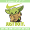 Nike Baby Yoda Embroidery design, Nike Baby Yoda cartoon Embroidery, Nike design, Embroidery file, Instant download..jpg
