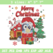 Bluey merry chrismas Embroidery Design,Bluey Embroidery, Embroidery File, Chrismas Embroidery, Digital download.jpg