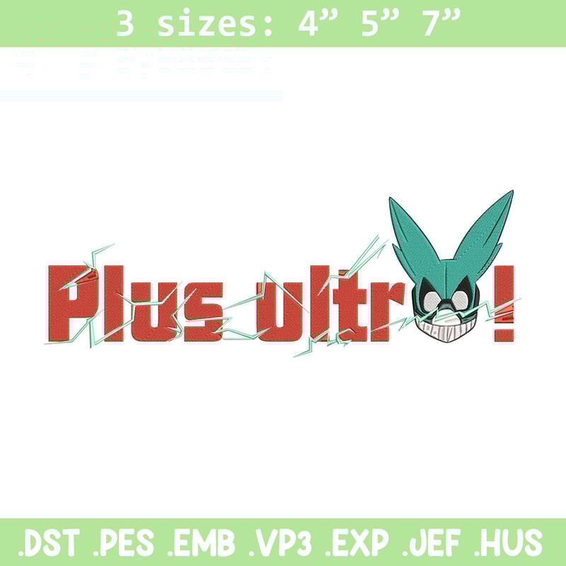 Deku logo Embroidery Design, My hero academia Embroidery, Embroidery File, Anime Embroidery,Anime shirt,Digital download.jpg