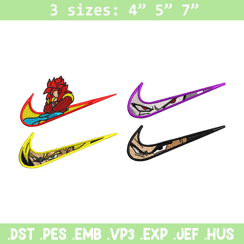 Dragon ball Nike embroidery design, dragon ball embroidery, Nike design, Embroidery file, Anime shirt, Instant download.jpg