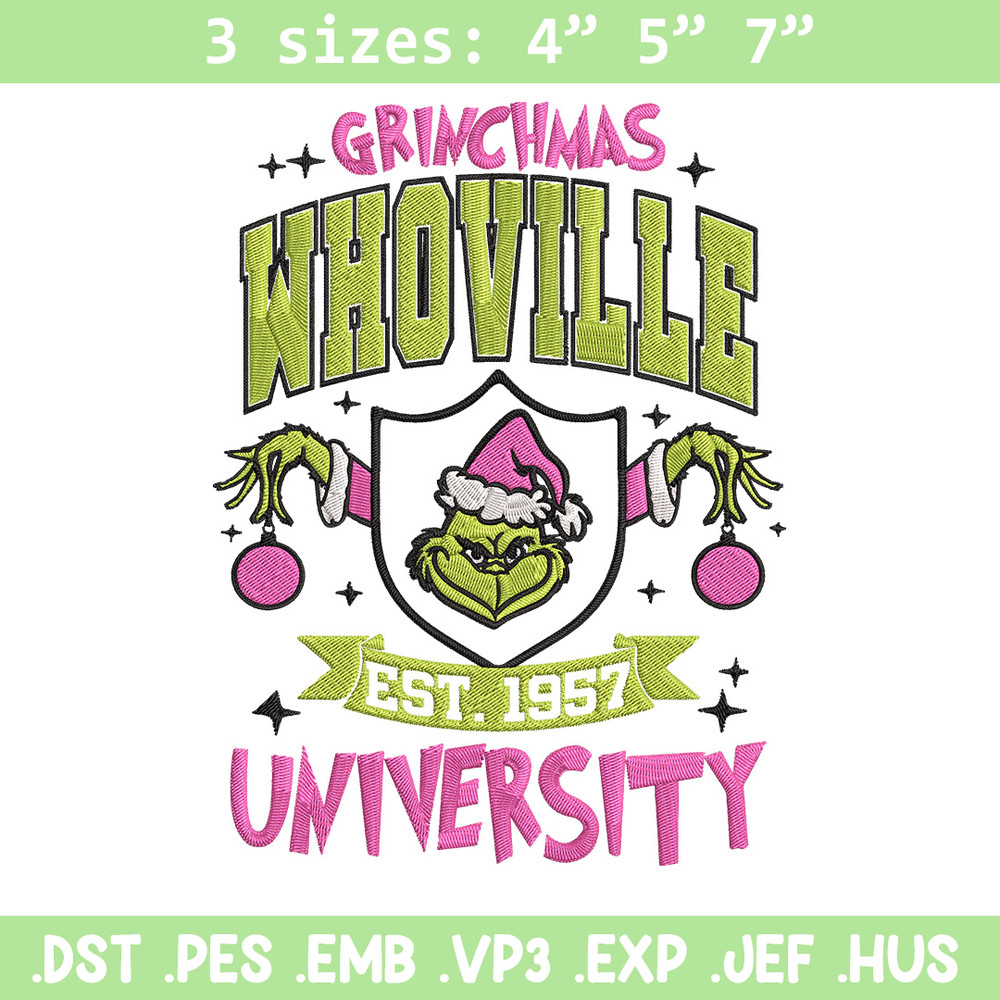 Grinchmas est 1957 Embroidery Design, Grinch Embroidery,Embroidery File,Chrismas Embroidery,Anime shirt,Digital download.jpg