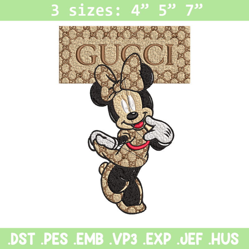 Gucci Minnie Embroidery design, Gucci Minnie Embroidery, Disney design, Embroidery File, cartoon shirt, Digital download.jpg