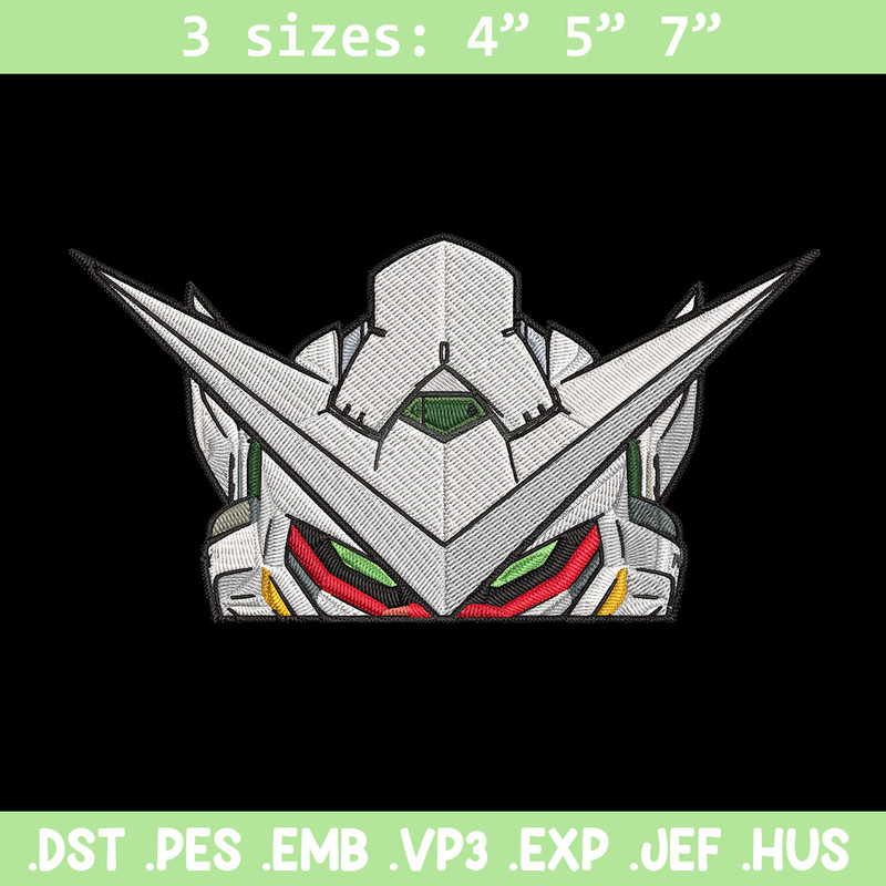 Gundam Peeker Embroidery Design, Gundam Embroidery, Embroidery File, Anime Embroidery, Anime shirt, Digital download.jpg