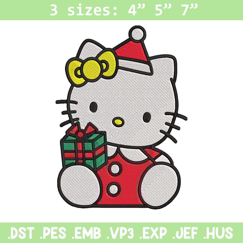 Hello kitty chrismas Embroidery Design, Hello kitty Embroidery, Embroidery File, Anime Embroidery, Digital download.jpg