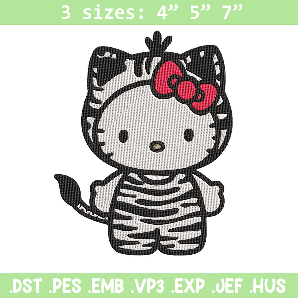Hello Kitty sticker Embroidery Design, Hello kitty Embroidery, Embroidery File, Anime Embroidery, Digital download.jpg