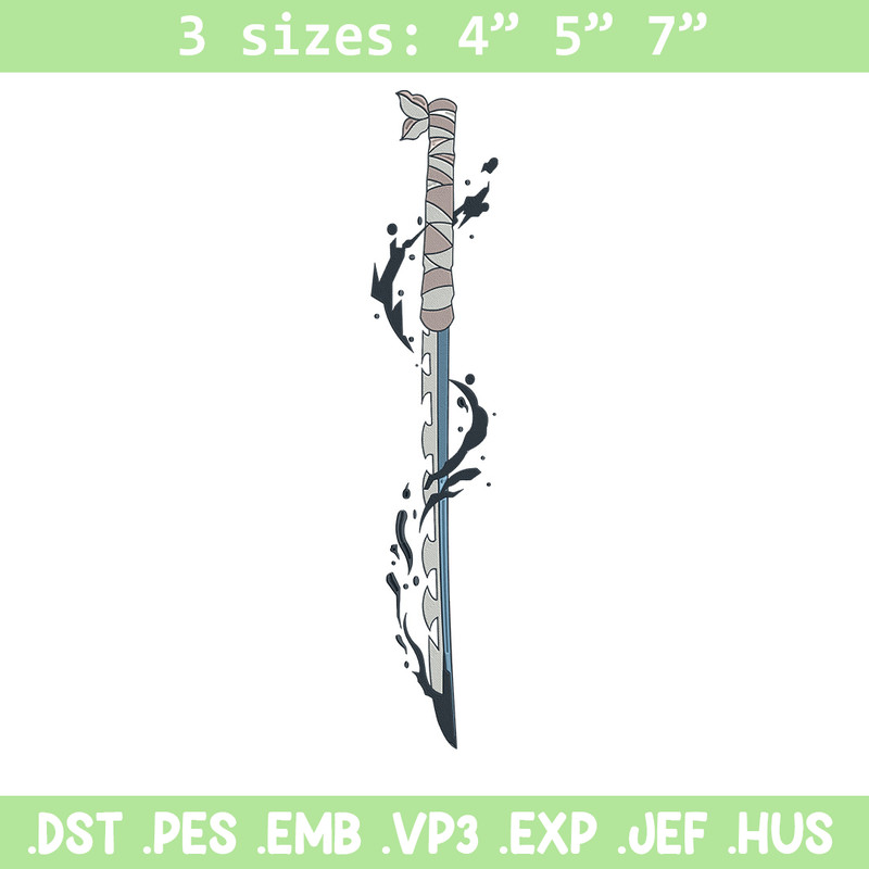 Inosuke sword Embroidery Design, Demon slayer Embroidery, Embroidery File, Anime Embroidery,Anime shirt,Digital download.jpg
