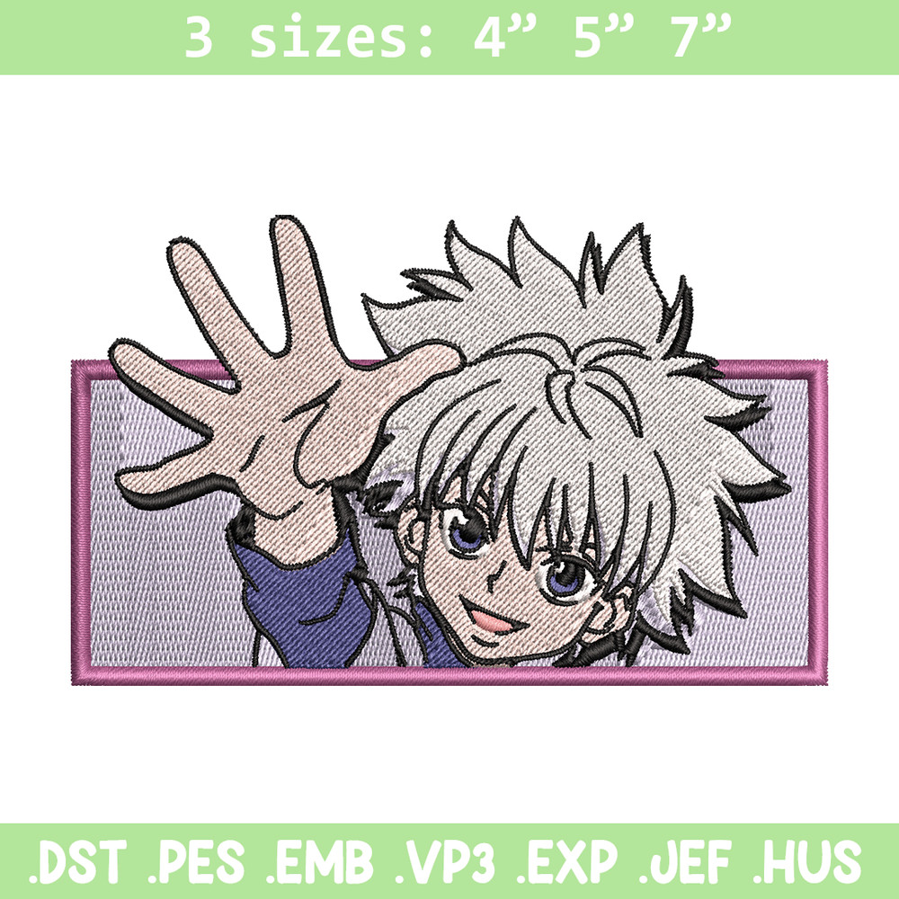Killua nike embroidery design, Hunter x hunter embroidery, nike design, Logo shirt, anime shirt, digital download.jpg