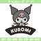 Kuromi logo Embroidery Design, Hello kitty Embroidery, Embroidery File, Anime Embroidery, Anime shirt, Digital download.jpg