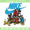 Mickey and friends Nike Embroidery design, Disney Embroidery, Nike design, Embroidery file, logo shirt, Instant download.jpg