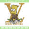 Bart simpson lv Embroidery Design, LV Embroidery, Embroidery File, Logo shirt, Sport Embroidery, Digital download.jpg