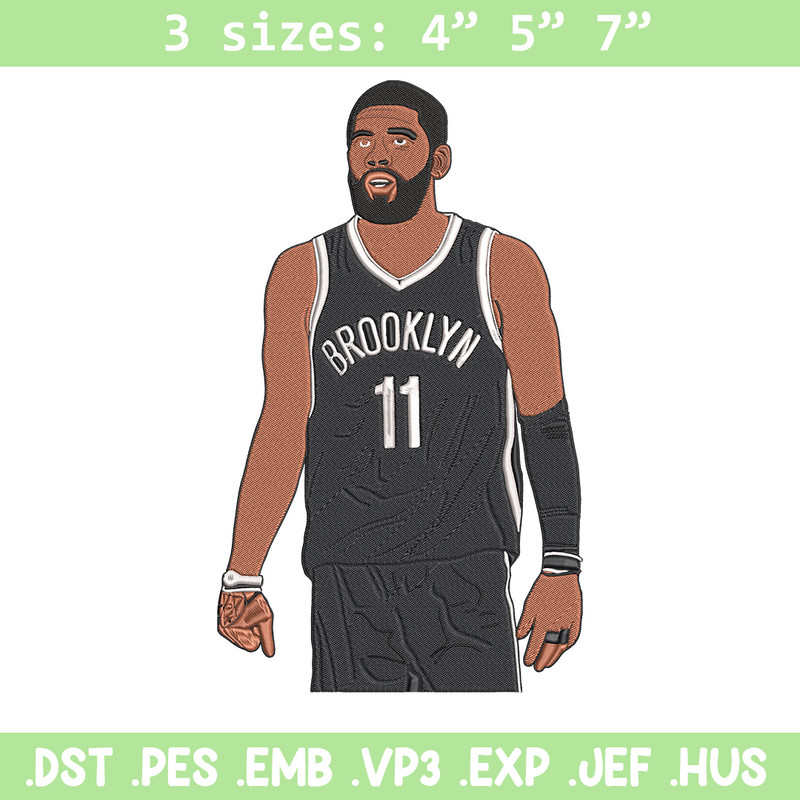 Brooklyn Nets player embroidery design, NBA embroidery,Sport embroidery, Logo sport embroidery, Embroidery design.jpg