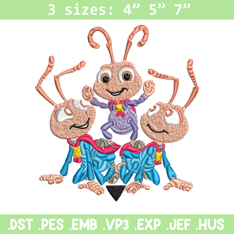 Bug's Life logo Embroidery design, Bug's Life logo Embroidery, cartoon design, Embroidery File, Digital download..jpg