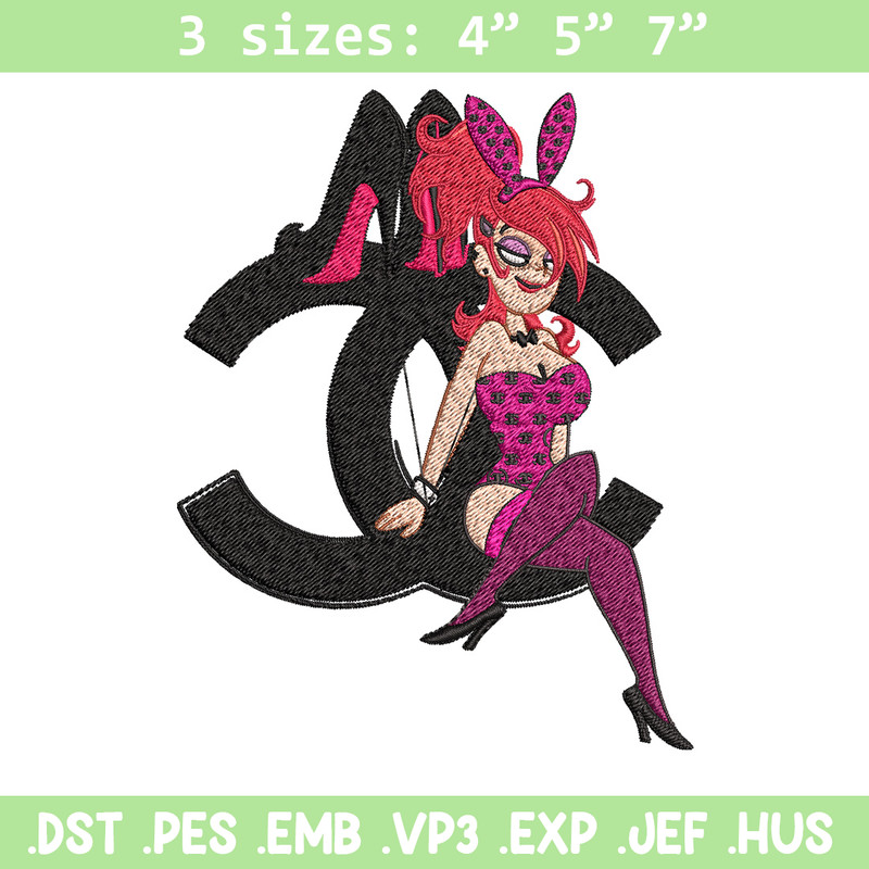 Bunny girl gucci Embroidery Design, Gucci Embroidery, Brand Embroidery, Embroidery File, Logo shirt, Digital download.jpg