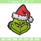 Christmas Grinch Face Embroidery design, Grinch christmas Embroidery, Embroidery File, Grinch design, Instant download..jpg