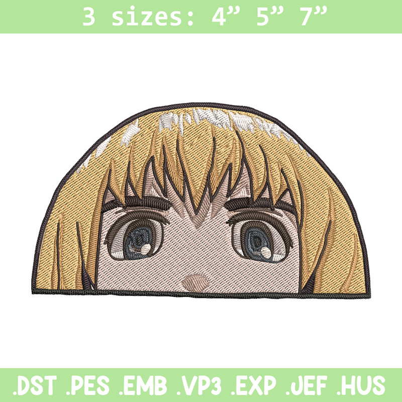Armin Peeker Embroidery Design, Aot Embroidery, Embroidery File, Anime Embroidery, Anime shirt, Digital download.jpg