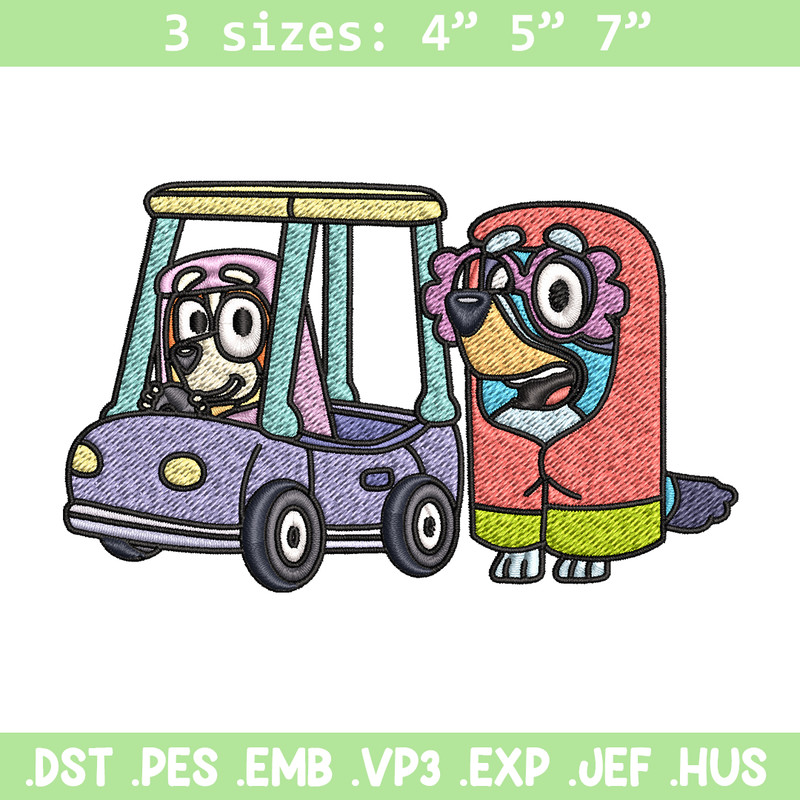 Bluey bingo Embroidery design, Bluey Embroidery, Embroidery File, cartoon design, cartoon shirt, Digital download..jpg