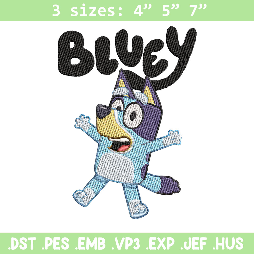 Bluey Embroidery, Bluey Cartoon Embroidery, cartoon Embroidery, cartoon shirt, Embroidery File, digital download..jpg