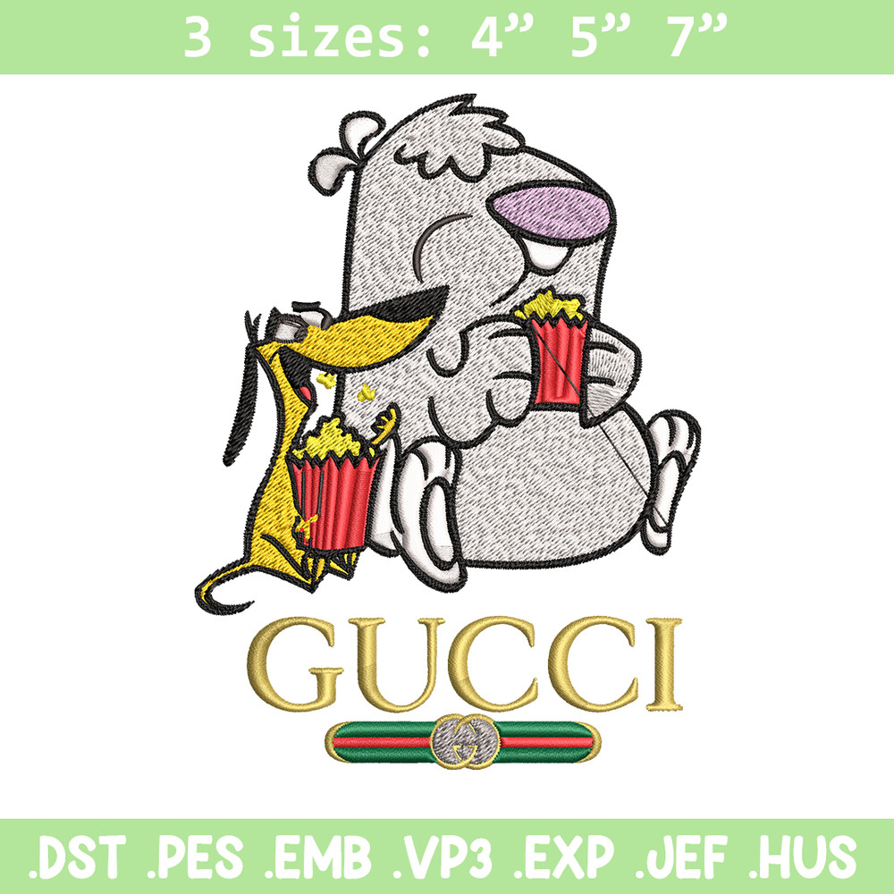 Cartoon Gucci Embroidery design, Cartoon Gucci Embroidery, cartoon design, Embroidery File, Gucci logo, Digital download.jpg