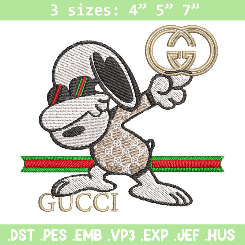 Dog cute gucci Embroidery Design, Gucci Embroidery, Embroidery File, Logo shirt, Sport Embroidery, Digital download..jpg
