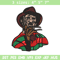 Freddy Krueger Embroidery design, Freddy horror Embroidery, horror design, Embroidery File, Digital download..jpg