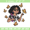 Girl with butterfly cartoon Embroidery design, Cartoon Embroidery, cartoon design, Embroidery File, Instant download..jpg