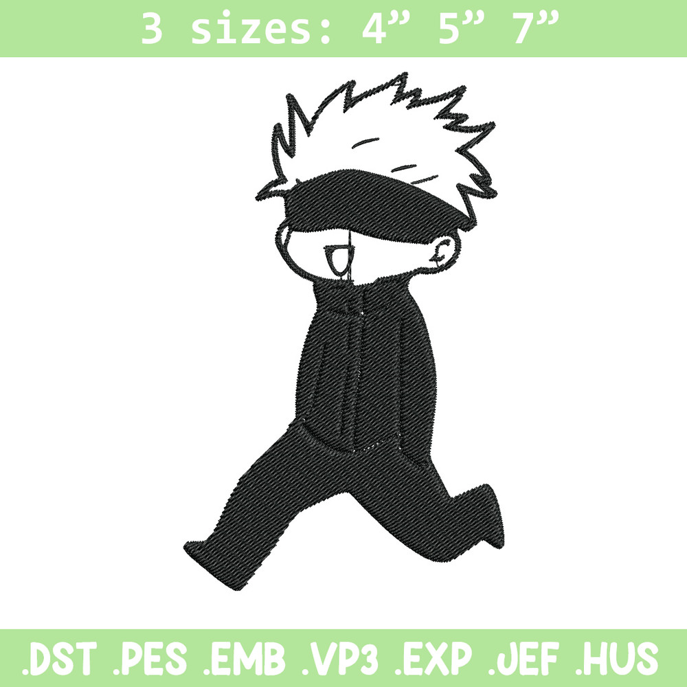 Gojo funny Embroidery Design, Jujutsu Embroidery, Embroidery File, Anime Embroidery, Anime shirt, Digital download.jpg