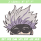 Gojo Peeker Embroidery Design, Jujutsu Embroidery, Embroidery File, Anime Embroidery, Anime shirt, Digital download..jpg