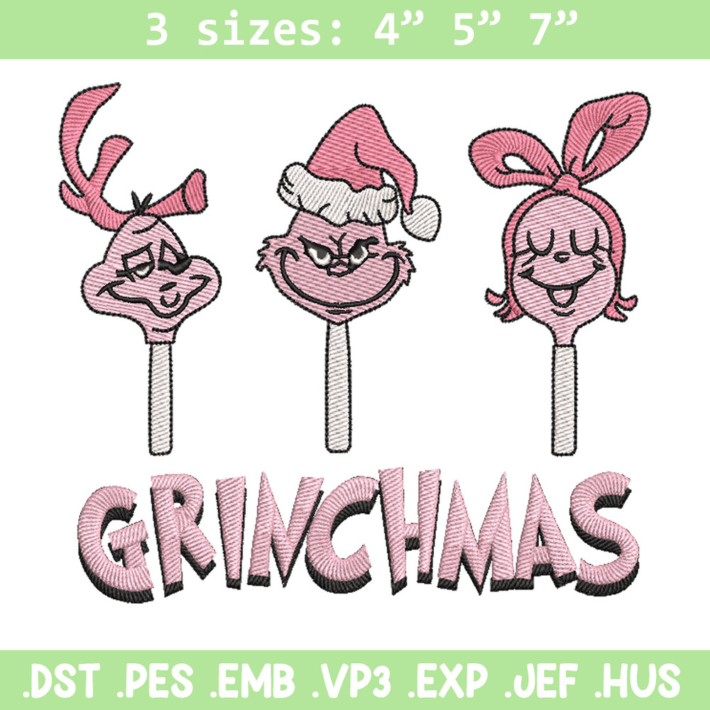 Grinchmas embroidery design, Grinch embroidery, Chrismas design, Embroidery shirt, Embroidery file, Digital download.jpg