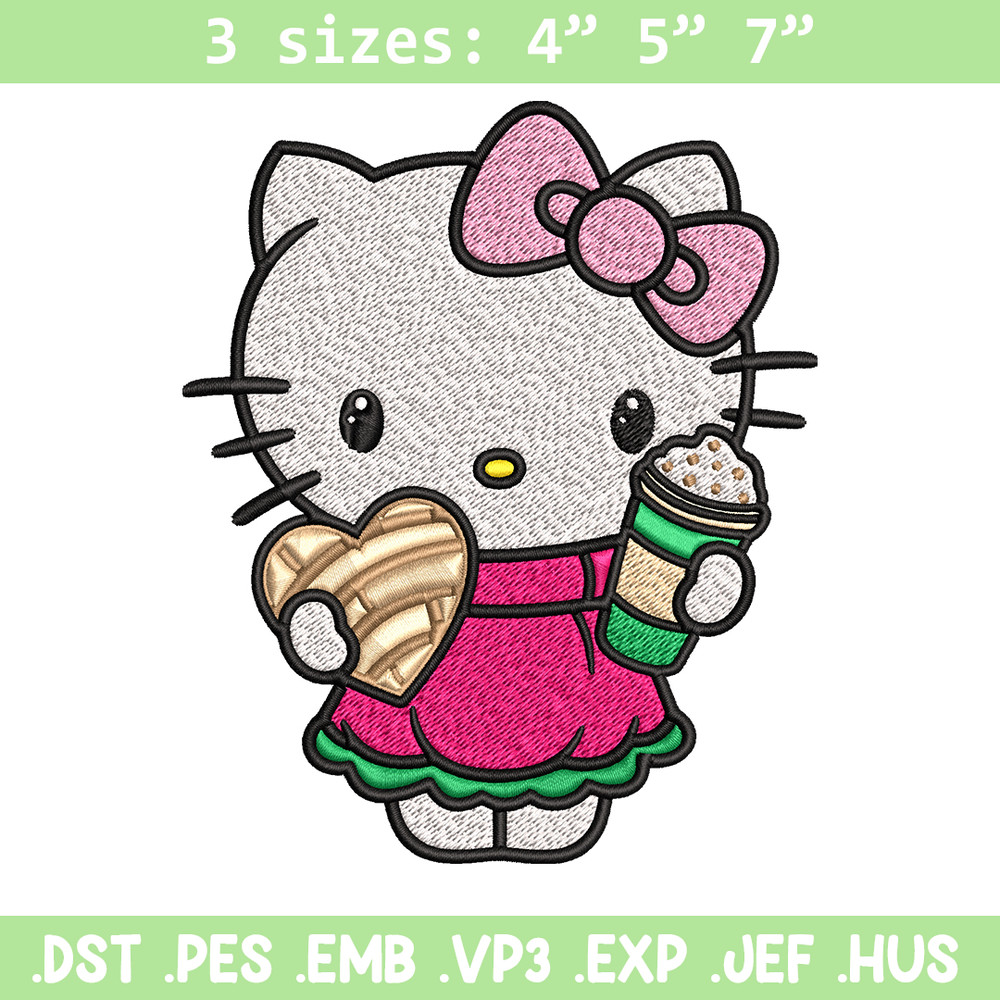 Hallokitty Embroidery design, Hallokitty Embroidery, cartoon design, Embroidery File, cartoon shirt, Digital download..jpg