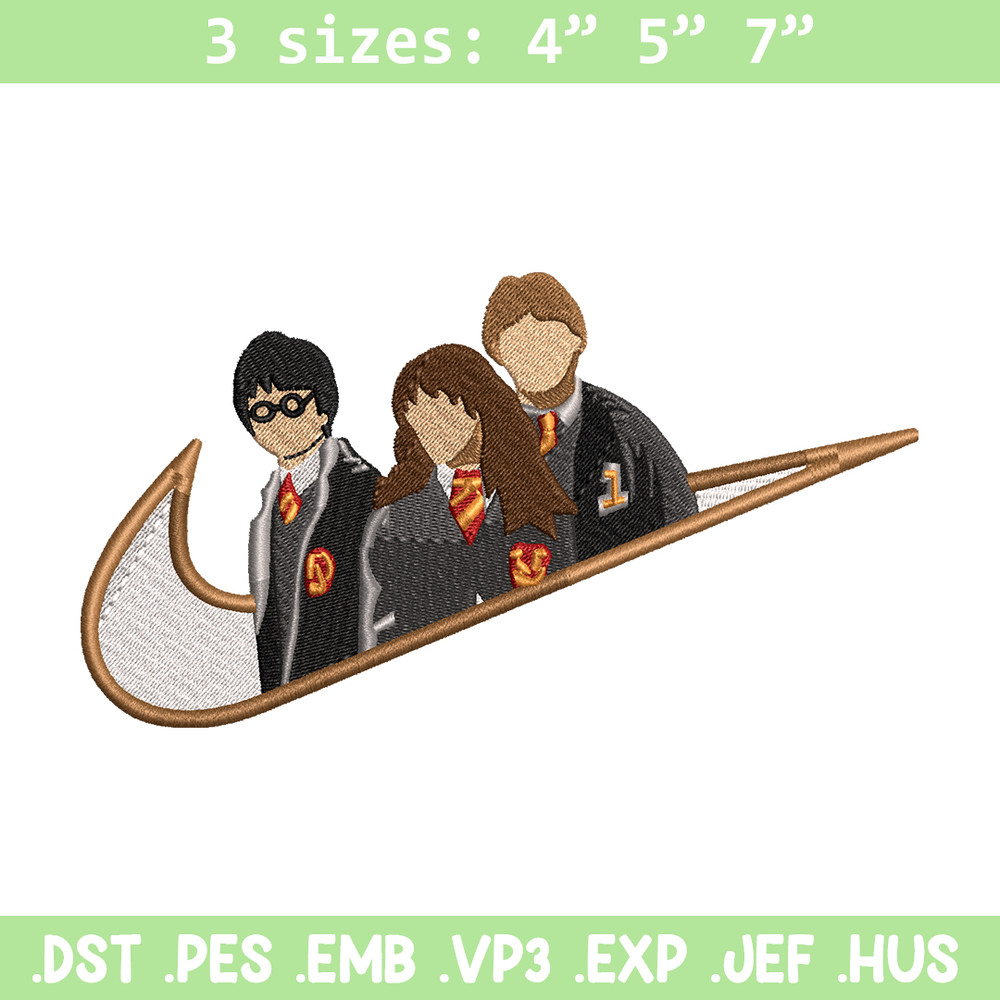 Hary potter friends Nike embroidery design, Hary potter embroidery, Nike design, movie design, Digital download.jpg